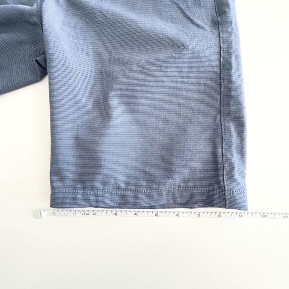 Volcom Mens Frickin Snt Slub Hybrid Way Stretch Shorts Deep Water Size 28 - Picture 7 of 7